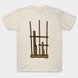 Angklung cartoon illustration T-Shirt